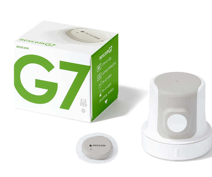 Dexcom's g7 sensor. Dexcom is a medical device company